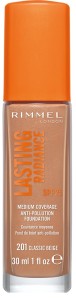 Rimmel Lasting Radiance – Podkład rozświetlający z SPF 25 | 30 ml odcień 201 Classic Beige