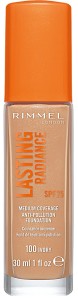 Rimmel Lasting Radiance – Podkład rozświetlający z SPF 25 | 30 ml odcień 100 Ivory