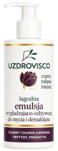 Uzdrovisco Czarny Tulipan Intense – Łagodna Emulsja Wygładzająco-Odżywcza do Mycia i Demakijażu Twarzy 150 ml
