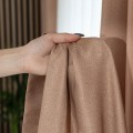 Zasłona Gotowa JODEŁKA na Przelotkach 140 × 250 cm – Kolor: Ciemny Beżowy 1 sztuka