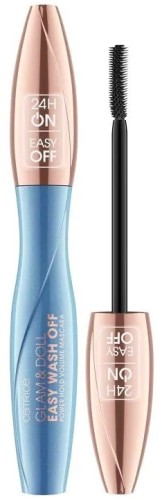 Catrice Glam & Doll Easy Wash Off Power Hold 010 Ultra Black – Tusz do rzęs zwiększający objętość | 9 ml