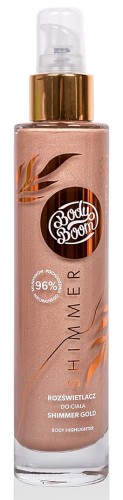 BODY BOOM Rozświetlacz do Ciała Shimmer Gold, 100 ml