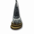 Szary skrzat świąteczny 28 cm