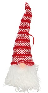 Skrzat z czerwono białą czapką 30 cm   