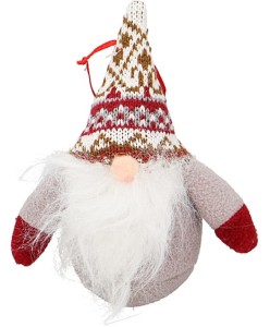 Skrzat z czapką w geometryczne wzory 17cm    