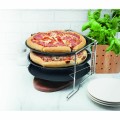 Komplet 3 blach do pizzy ze stojakiem Tadar Appetito 32 cm