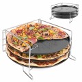 Komplet 3 blach do pizzy ze stojakiem Tadar Appetito 32 cm