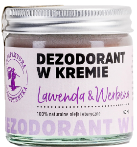 Manufaktura Bursztynnika -  Dezodorant w kremie Lawenda & Werbena – naturalna świeżość i pielęgnacja  60 ml