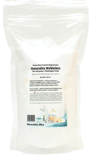 Naturalny wybielacz  do tkanin – Tlen aktywny 500 g -  Kopiec zdrowia  -