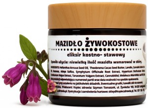 Mazidło żywokostowe - Kopiec zdrowia – naturalne wsparcie dla skóry na bóle mięśniowo stawowe - 60 ml